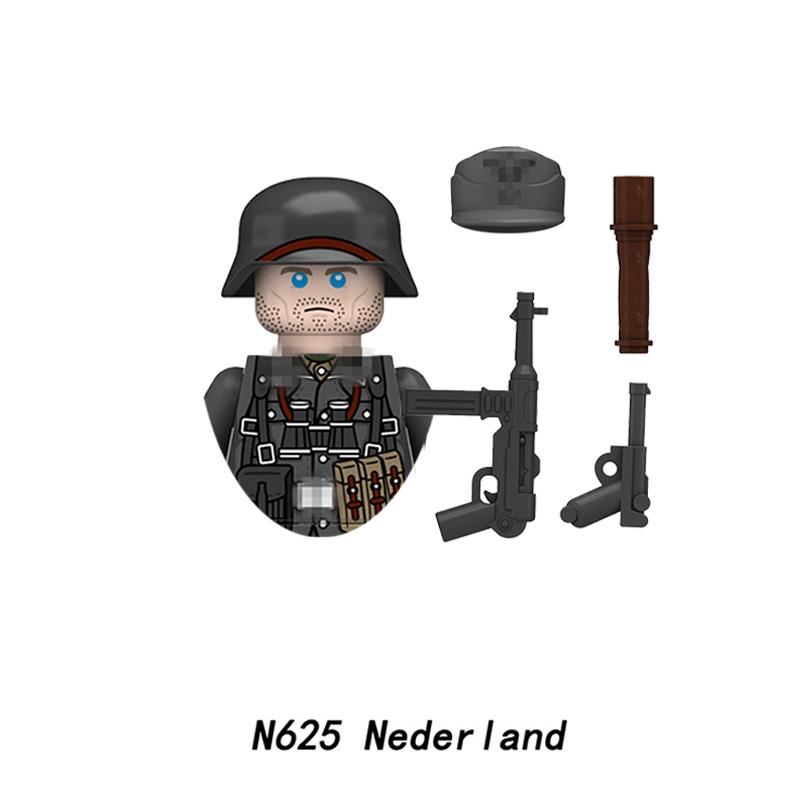 Kids Toys Mini Military Soldier Model Air Force Army Armed Camouflage Unit Small Particles Building Blocks Boys Holiday Gifts