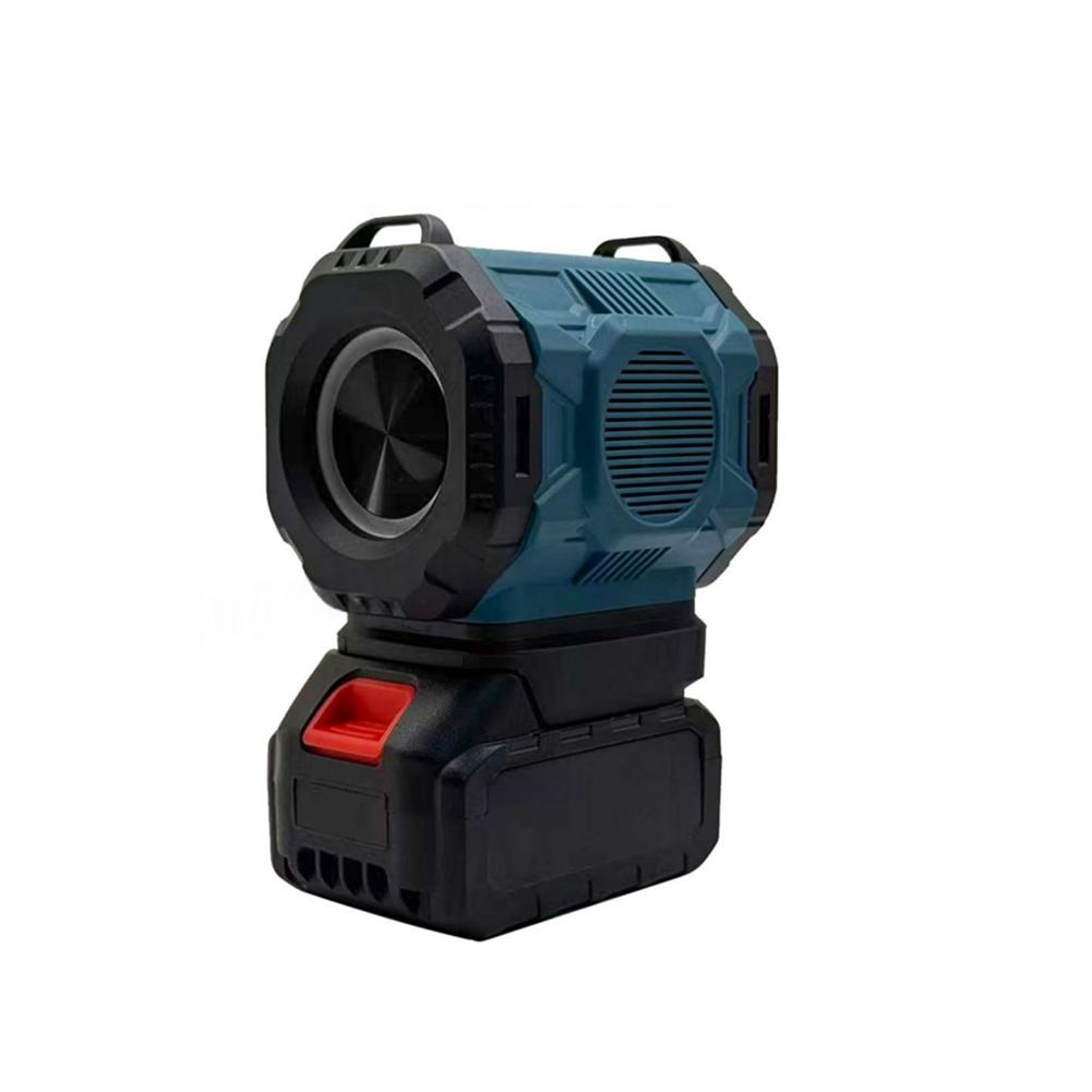 Workshop Use 18V Battery Speaker Shoulder Strap Included Battery Powered Speaker Usb Charger 360 Omnidirectional Sound