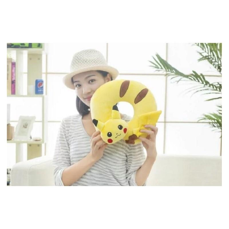 Pikachu U Shaped Neck Pillow For Travel And Rest With Logo Printing