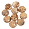 5/10 Stück Naturstein Cabochon 4-25mm Bildstein Runde Flache Rückseite Cabochon Perlen Für Schmuckherstellung DIY Ring Anhänger Zubehör