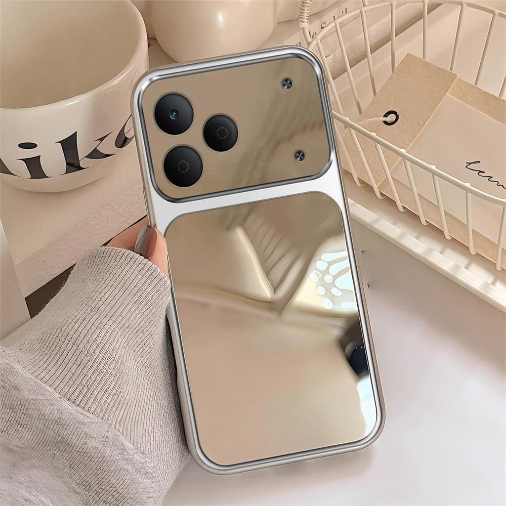 Case for TECNO SPARK 50 Trending Big Window Cover Mirror Phone Casing