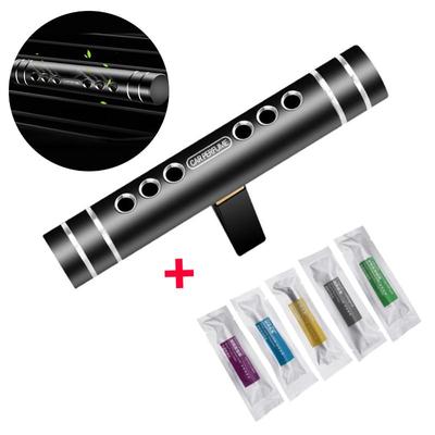 Désodorisant de voiture 5 saveurs, bâton de parfum solide, odeur dans la grille d'aération de la voiture, distributeur de parfum, sortie d'air, Clip d'aromathérapie pour accessoire d'intérieur automobile
