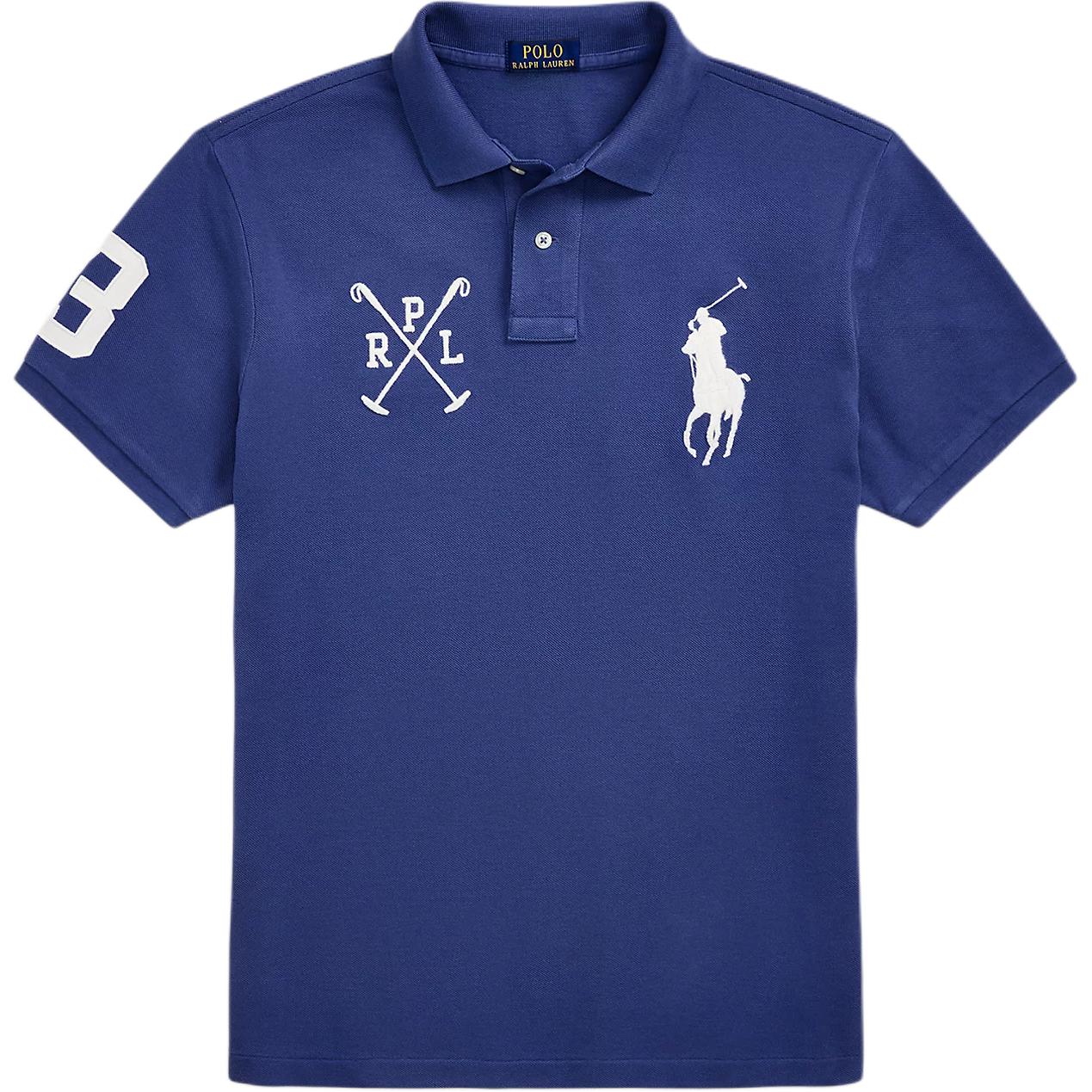 

Polo Ralph Lauren Logo Embroidered Cotton Pique Short Sleeve Polo Shirt Men tops Royal-Blue 710978082-003 S