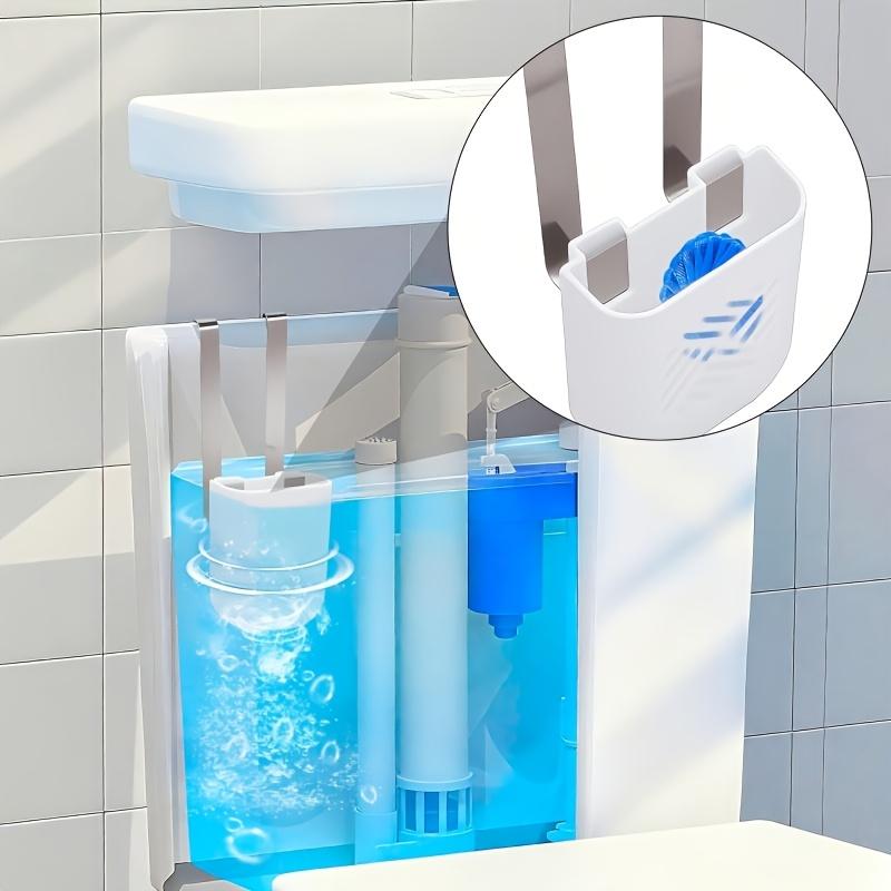 1/2 Pcs Hanging Toilet Tank Cleaner Holder With Stainless Steel Hook Storage Hollow Design Release Easy Clean Bathroom Accessory