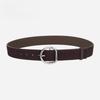 Retro Matte Leather Women's Belt, Fashionable Simple Reverse Velvet Versatile Match with Jeans High-end Decorative Belt for Women