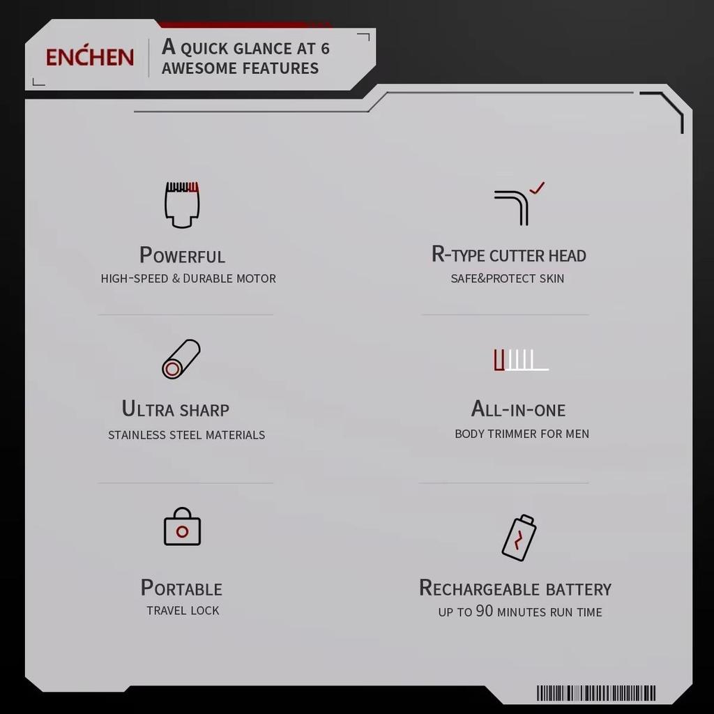 Xiaomi ENCHEN Beardo 2 Trimmer Elektrischer Haarschneider Haarschneidemaschine Für Männer Typ-C Wiederaufladbare Pflegewerkzeuge
