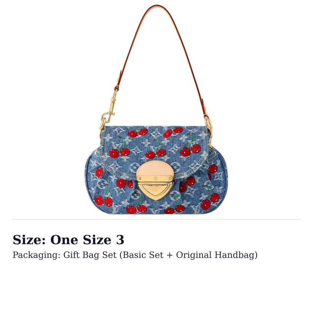 LOUIS VUITTON X Takashi Murakami Cherry Sunset Denim Monogram M13680