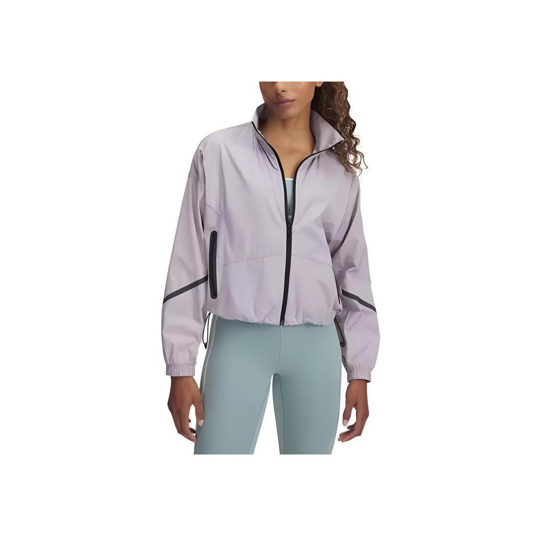 

Under Armour Unstoppable SS25 Casual Loose Breathable Jacket Women Jacket Dawn-Gray-Pink 1389677-009 L