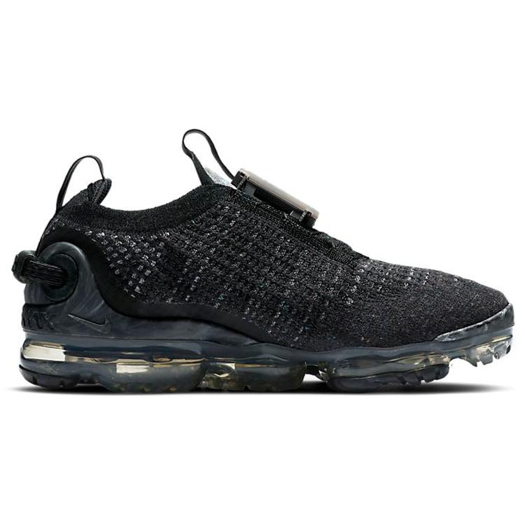 Ny Nike Air VaporMax 2020 Flyknit Svart Mørk Grå GS CJ4069-002