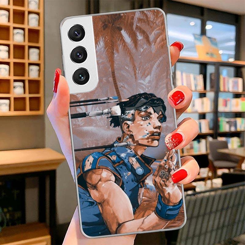 JoJo Bizarre Adventure Rohan Kishibe Cover Phone Case For Samsung Galaxy S26 S25 Edge S24 Ultra S23 S22 Plus S21 S20 FE Soft Fun
