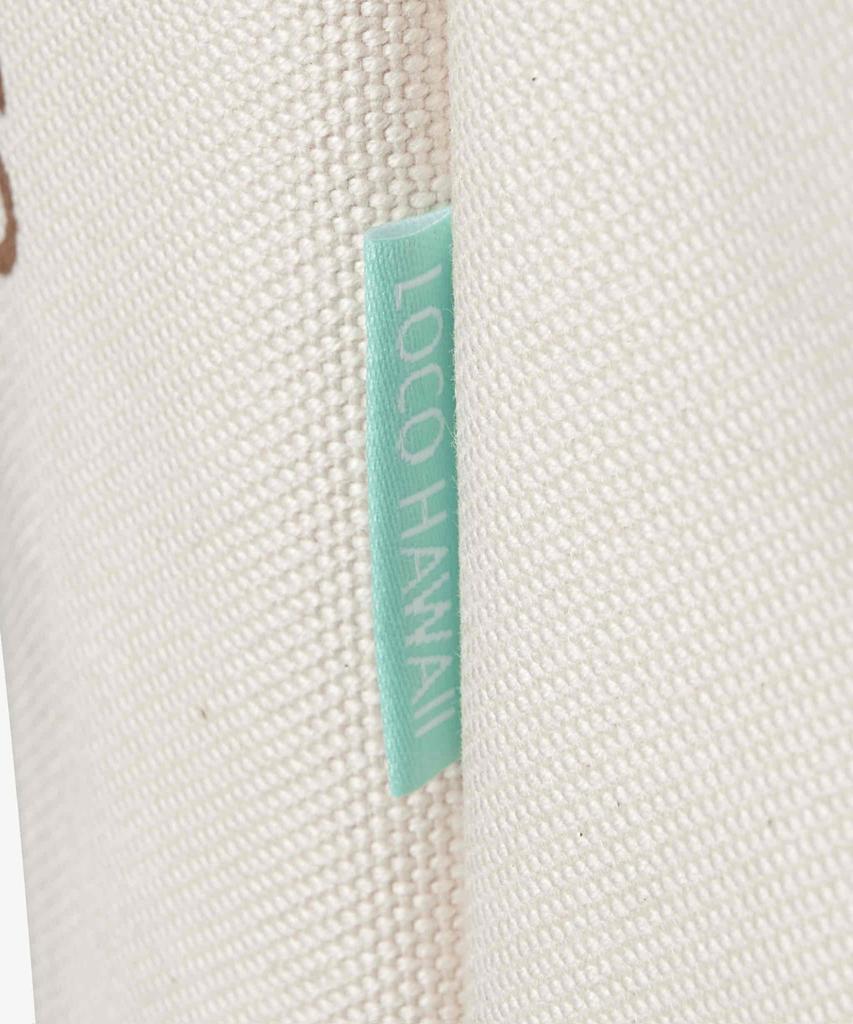 Loco Hawaii Aloha Canvas Tote Bag Ivory