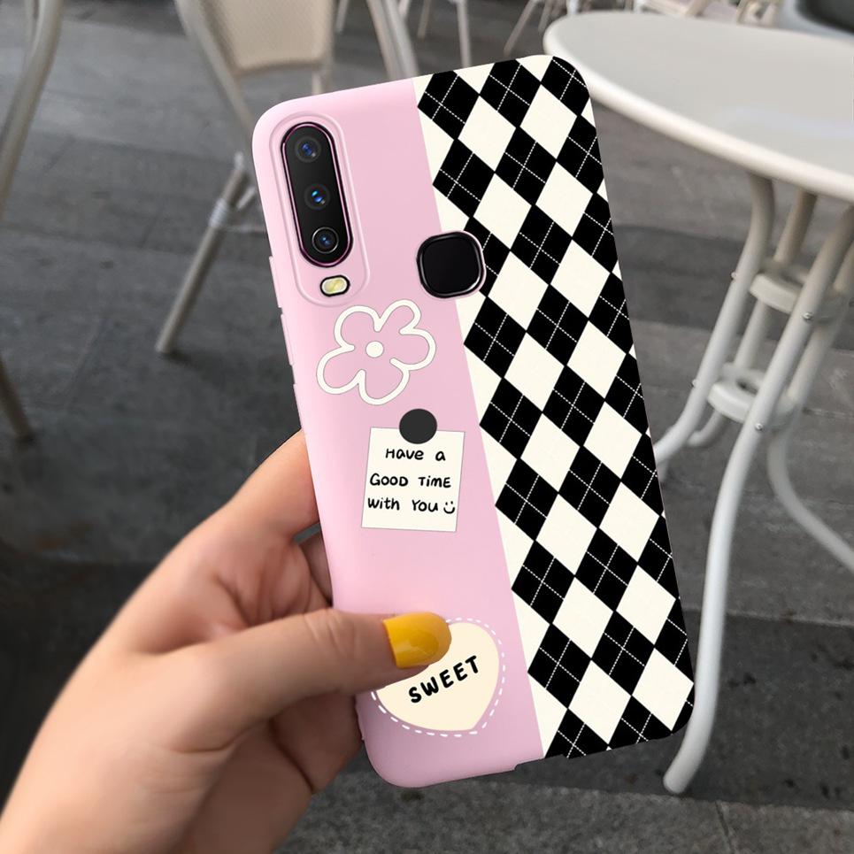For Vivo V2026 Vivo V2028 Case Color Block Fashion Soft TPU Silicone Back Cover For Vivo Y12s Y11s Y12 Case Fundas Cover Etui