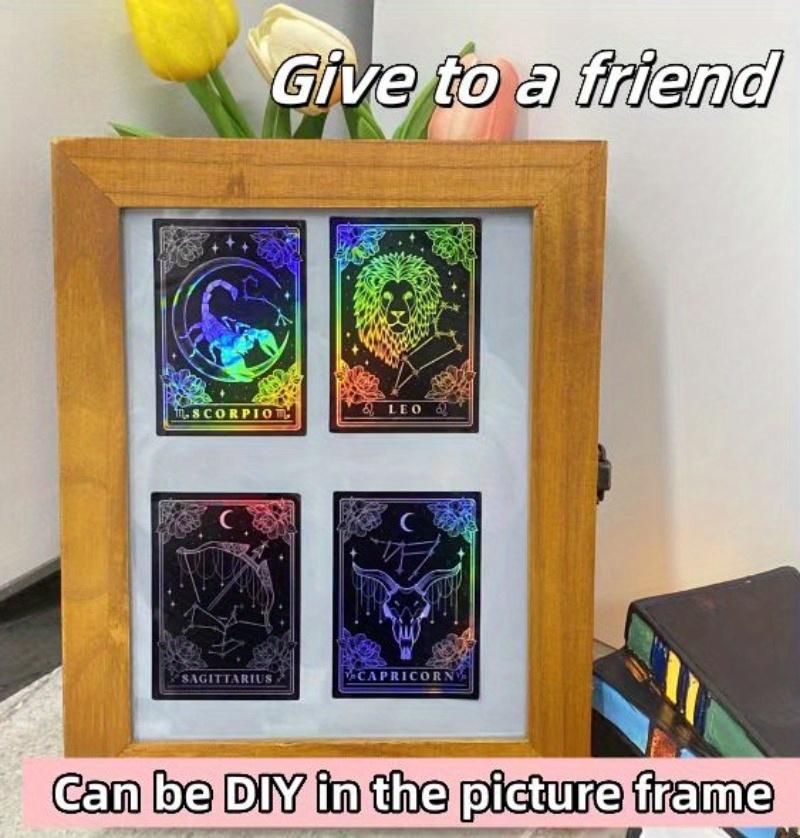 New Twelve Constellation Metal Foil Stickers Set Gothic Dark Style Waterproof Creative Daily Necessities Stickers pegatinas