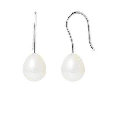 Earrings - - Genuine Cultured Pearls - 9ct White Gold - 7-8 Mm - Women