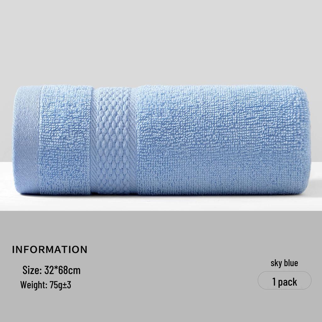 Pure Cotton Jacquard Absorbent Washcloth - All Seasons Soft Towel