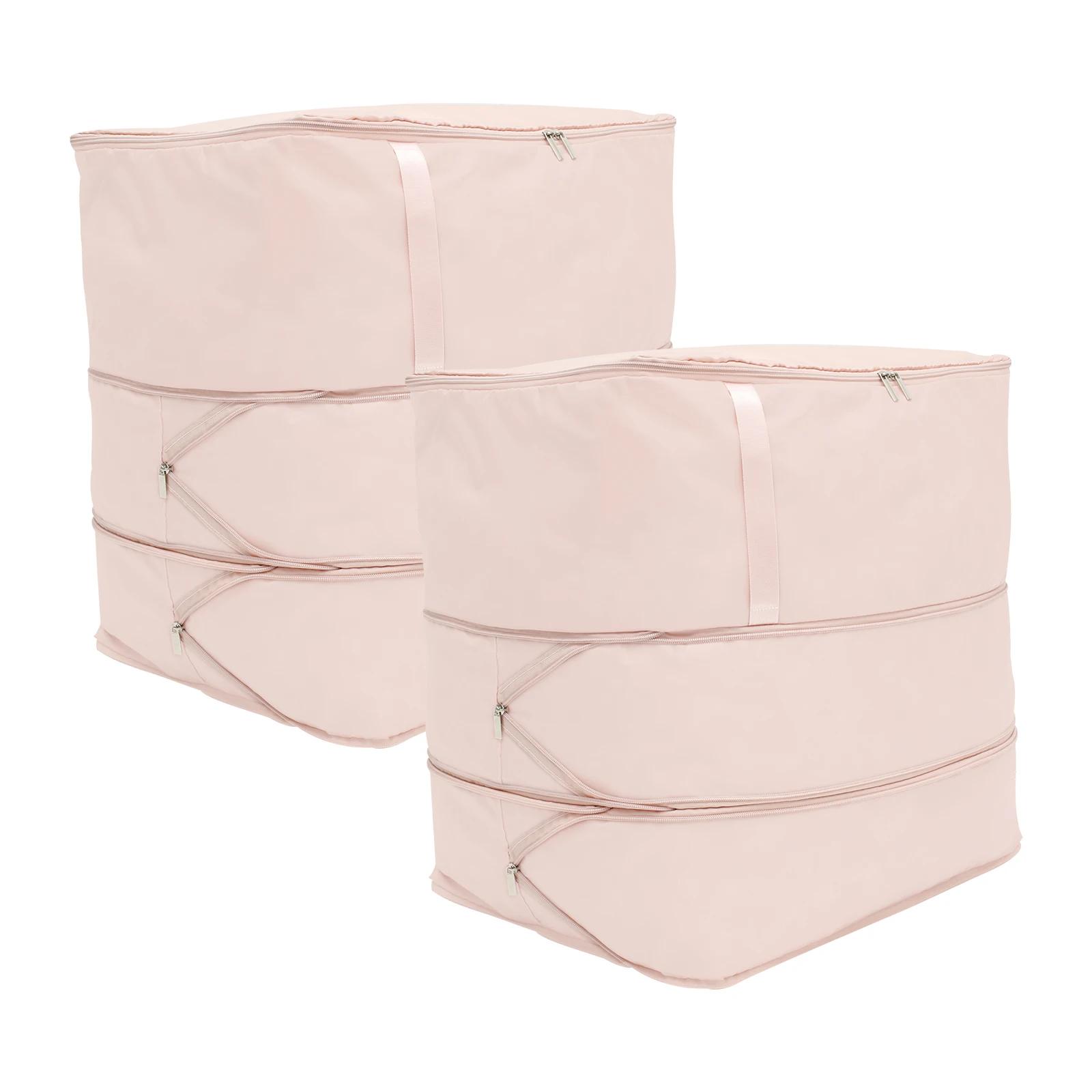 2 шт сумка для хранения пододеяльников с самосжатием большая вместимость 3 слоя прочная сумка-органайзер для переезда с самосжатием 5100₽