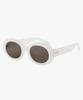 Maegkoin Moody 03 White Moody Sunglasses (White)