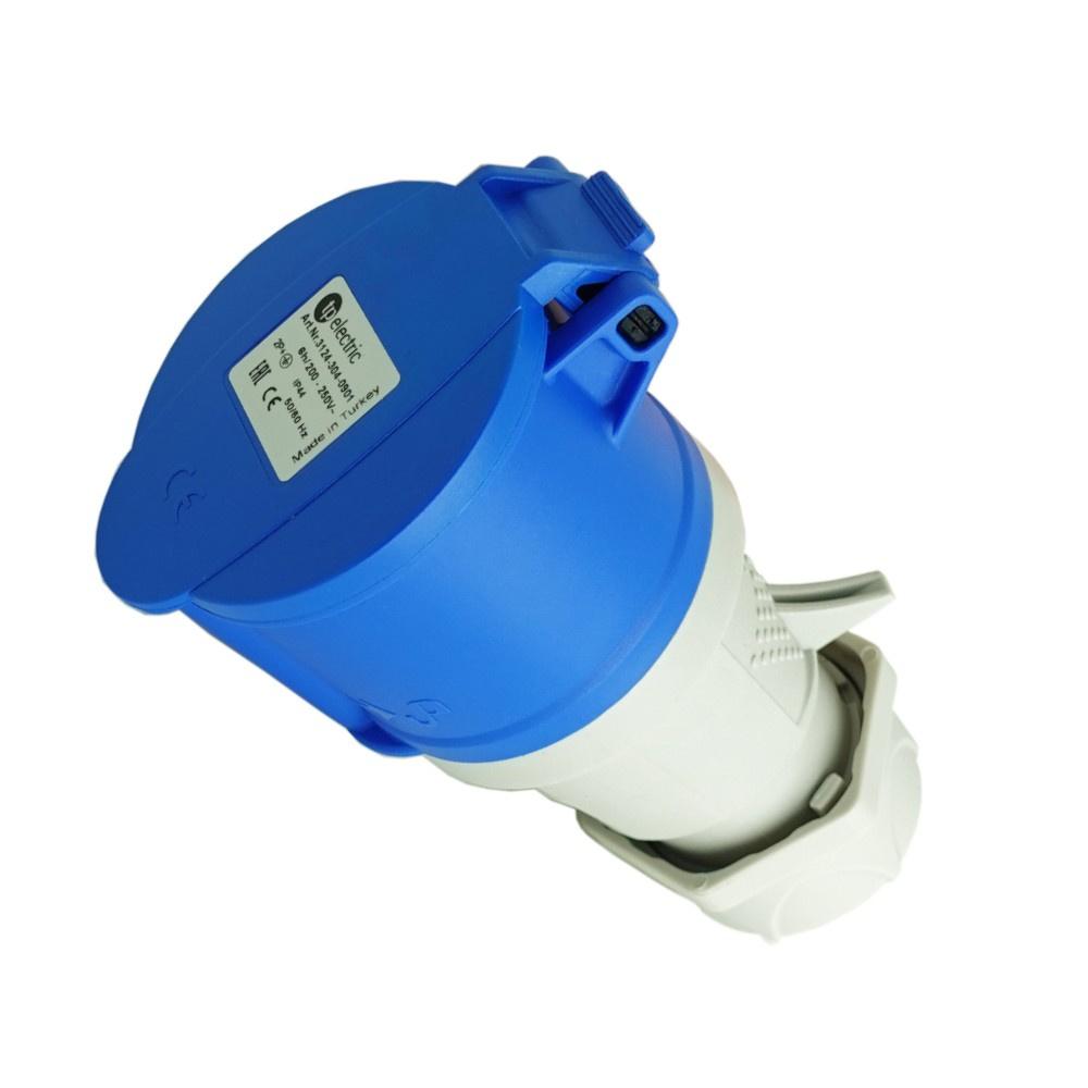 Gniazdo Przenosne Kempingowe Cee 3P 32A 230V Ip44 Jednofazowe