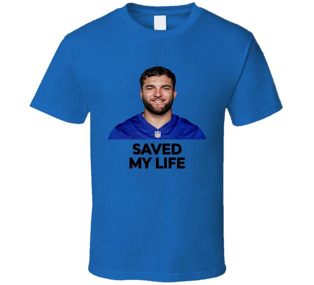 Cam Skattebo Saved My Life New York Football Fan T Shirt S