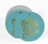 Inkdotpot Real Gold Foil Baby It's Cold Outside Baby Shower Tags Favor Hang Paper Tags 100