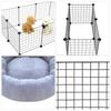 DIY Pet Fence And Crate Durable Pet Panel Dog Gate Pet Net Door For Dogs Outdoor Indoor Portable Pet Enclosure Safety Barrier Pet Playpen