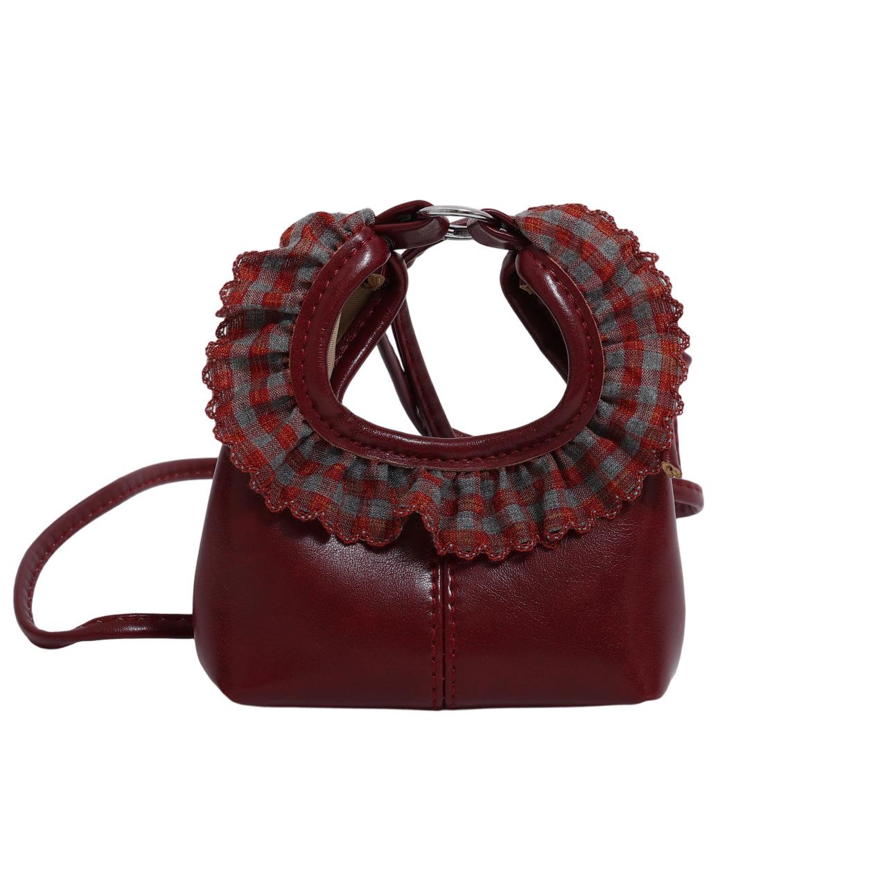 

2025 Summer Handheld Cloud Bag: Trendy, High-Value, Small Crossbody for Women красный