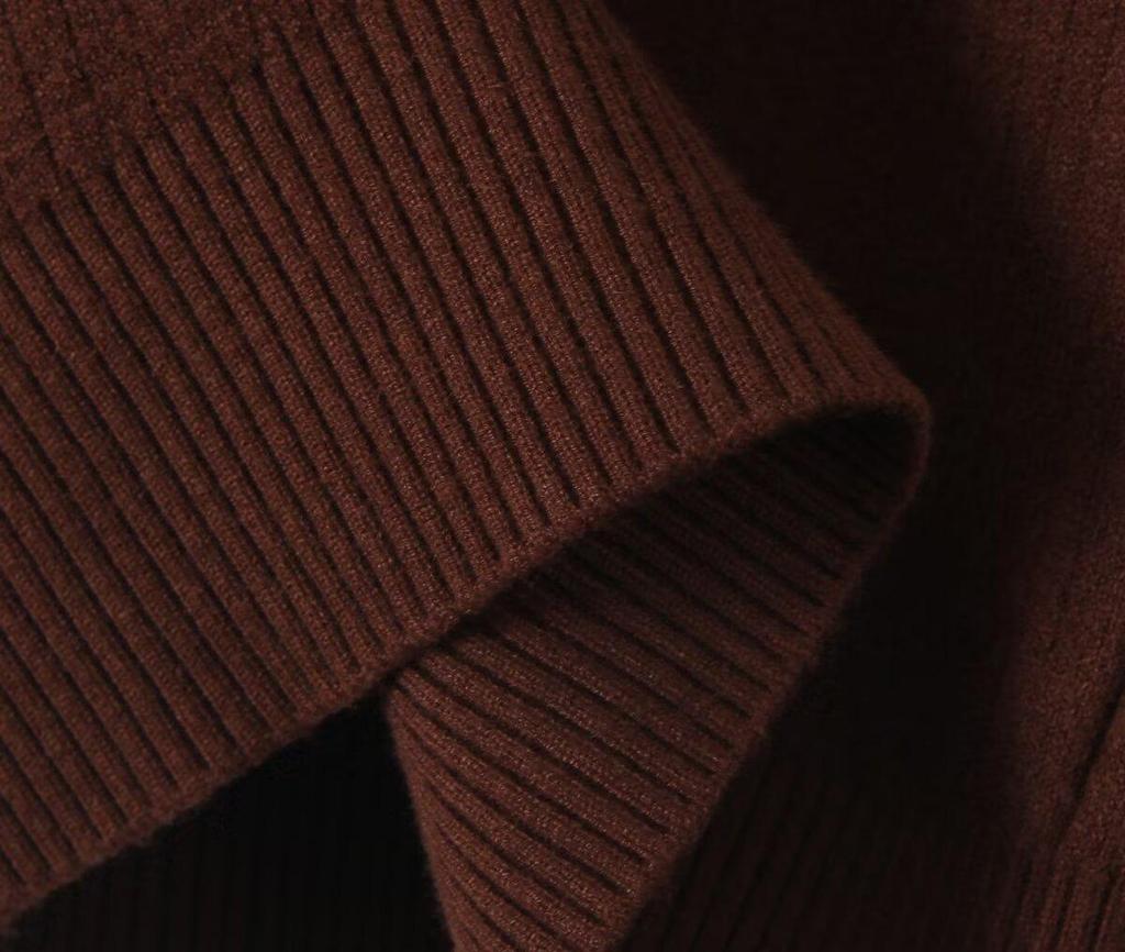 2024 Autumn Women's European & American Style Fleece-lined Warm Pullover Sweater