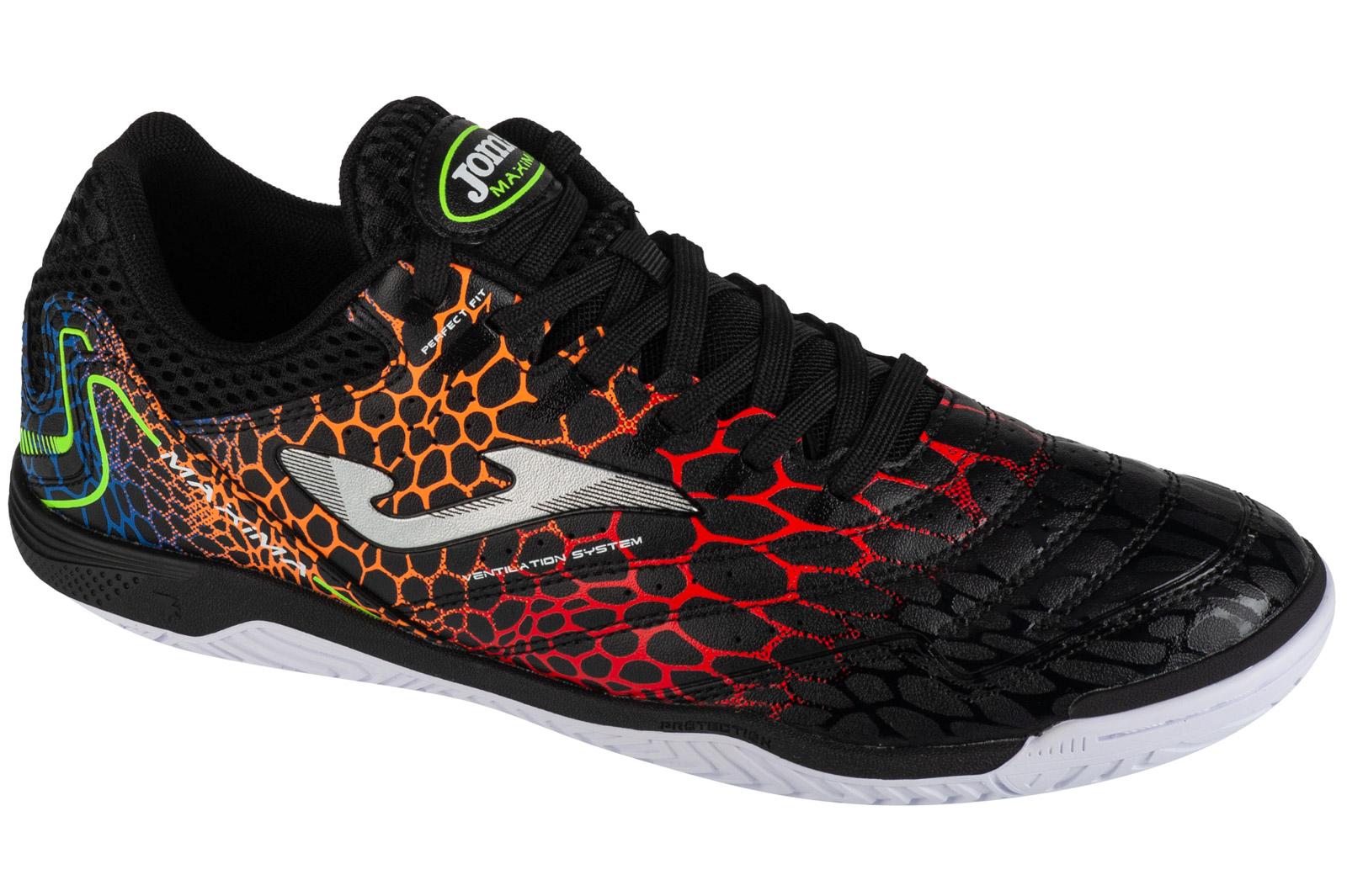 Joma Maxima 24 MAXW IN, scarpe da calcio indoor nere da uomo 45 nero