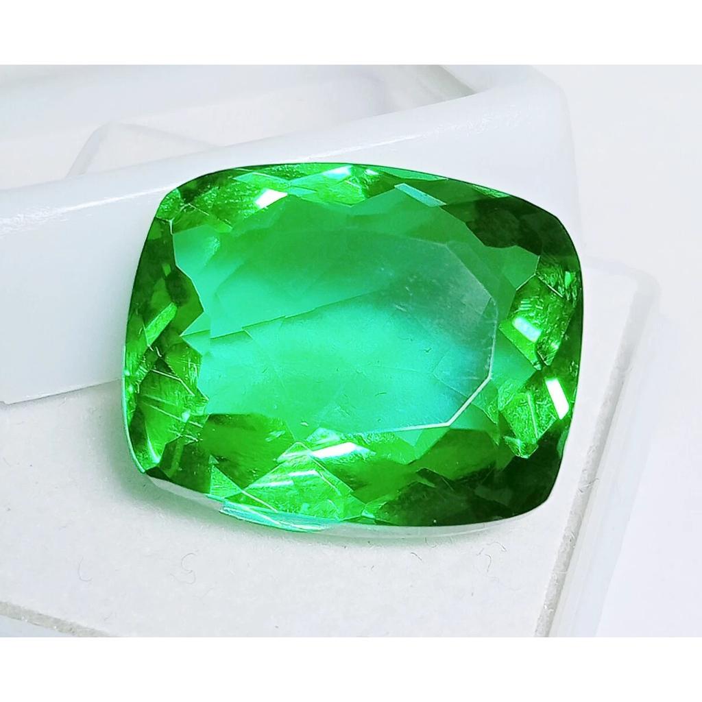 Rare A++ Peridot Green Natural Cushion Cut 18-20 Ct Certified Loose Gemstone
