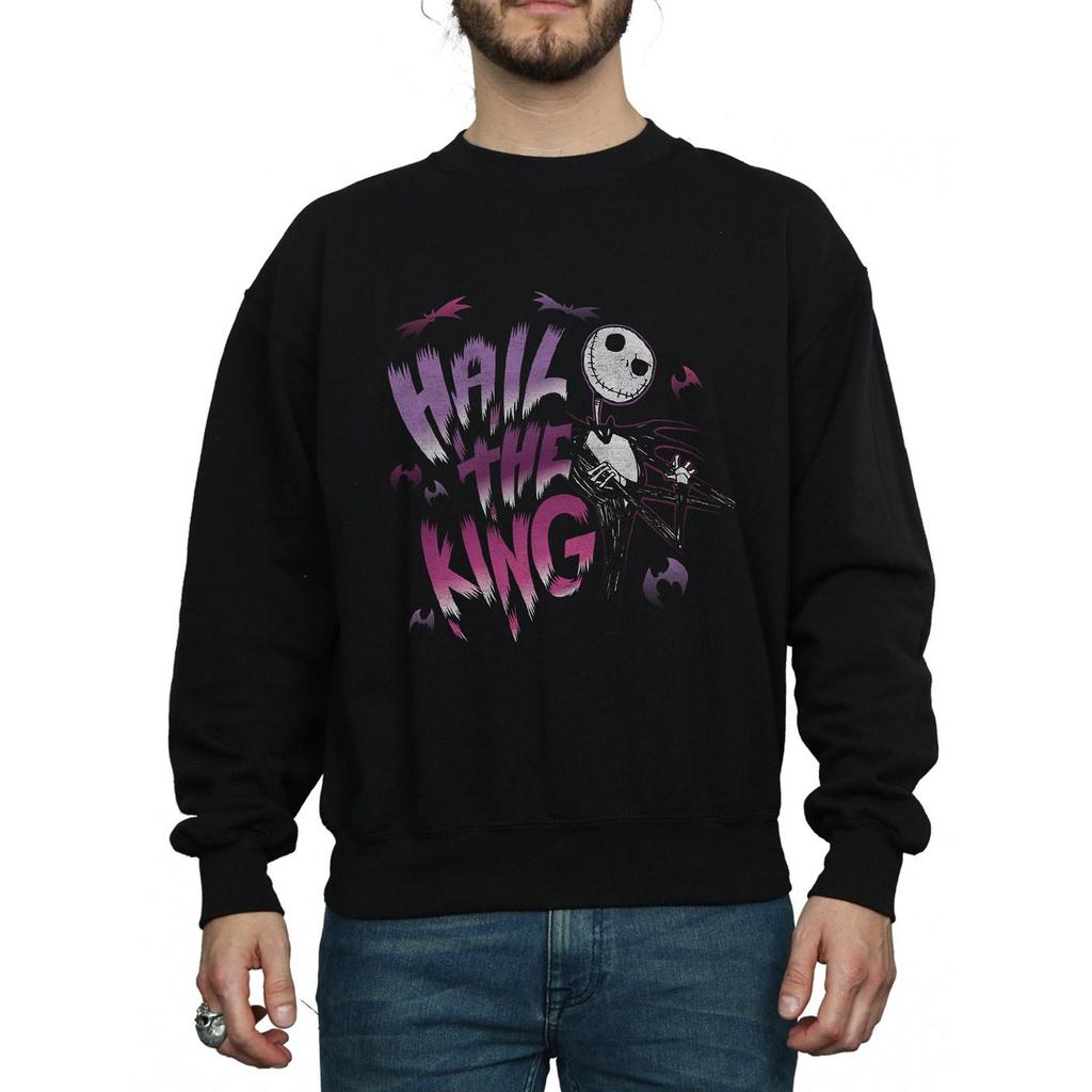 Disney Mens Nightmare Before Christmas Hail The King Sweatshirt