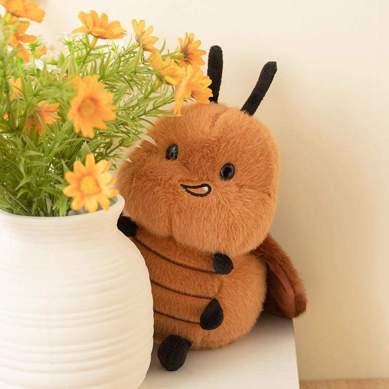 Creative Funny Cockroach Plush Toy Doll Xiaoqiang Doll Ugly Cute Doll Birthday Gift Doll
