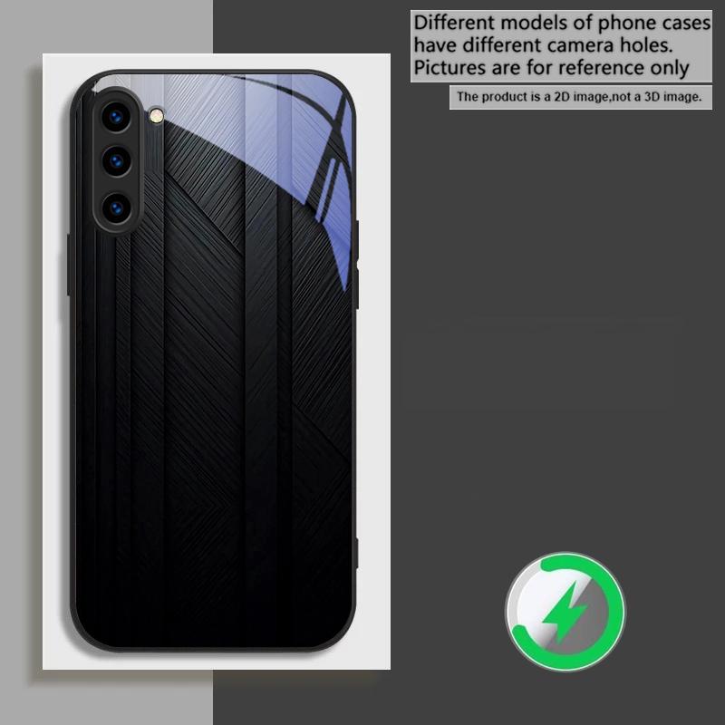 

Dark geometric texture Suitable For Samsung Galaxy S26 Ultra S20 FE S21 S22+ S23 Plus S24 S25 Edge magnetism Glass Phone Casee Galaxy S26