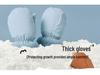 Nidoran Wasserdichte Samt-Isolierte Winterhandschuhe für 1-2-Jährige: Unisex Warme Handschuhe für Jungen und Mädchen