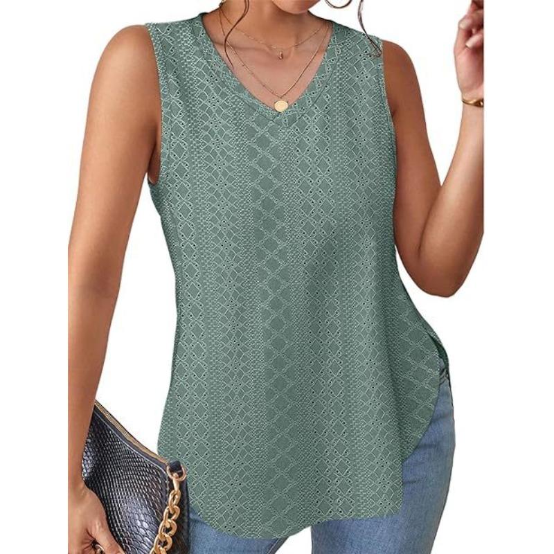 Купить Летний женский жилет, однотонная футболка с v-образным вырезом ...