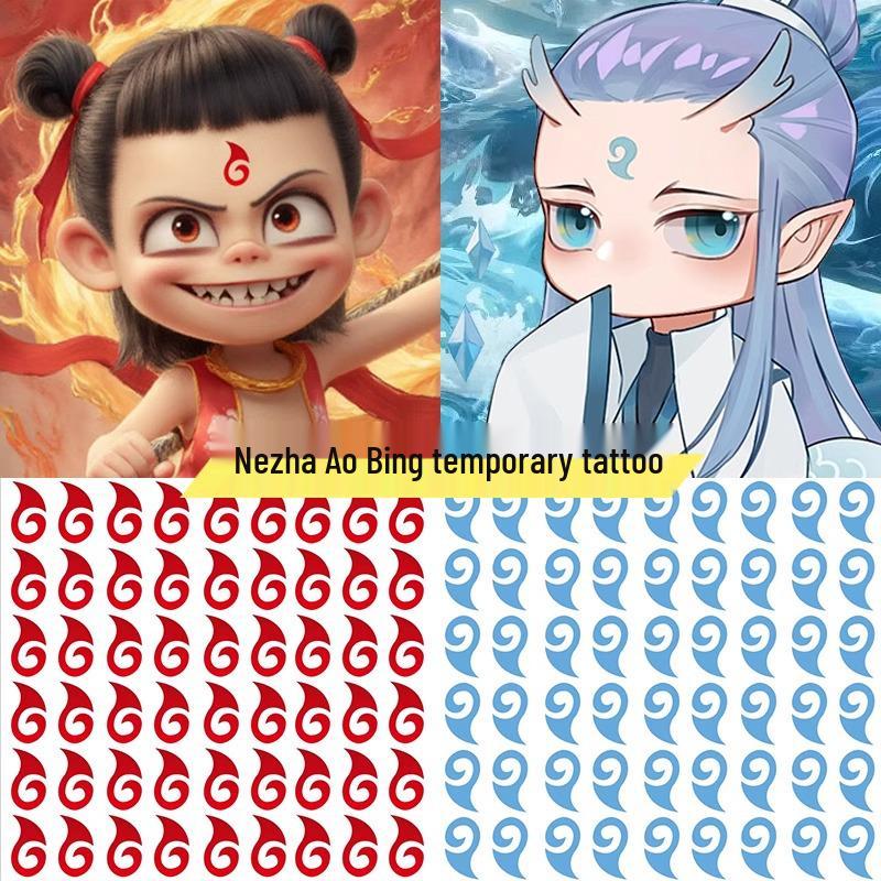 

Nezha Reborn Children s Cosplay Eye and Forehead Stickers