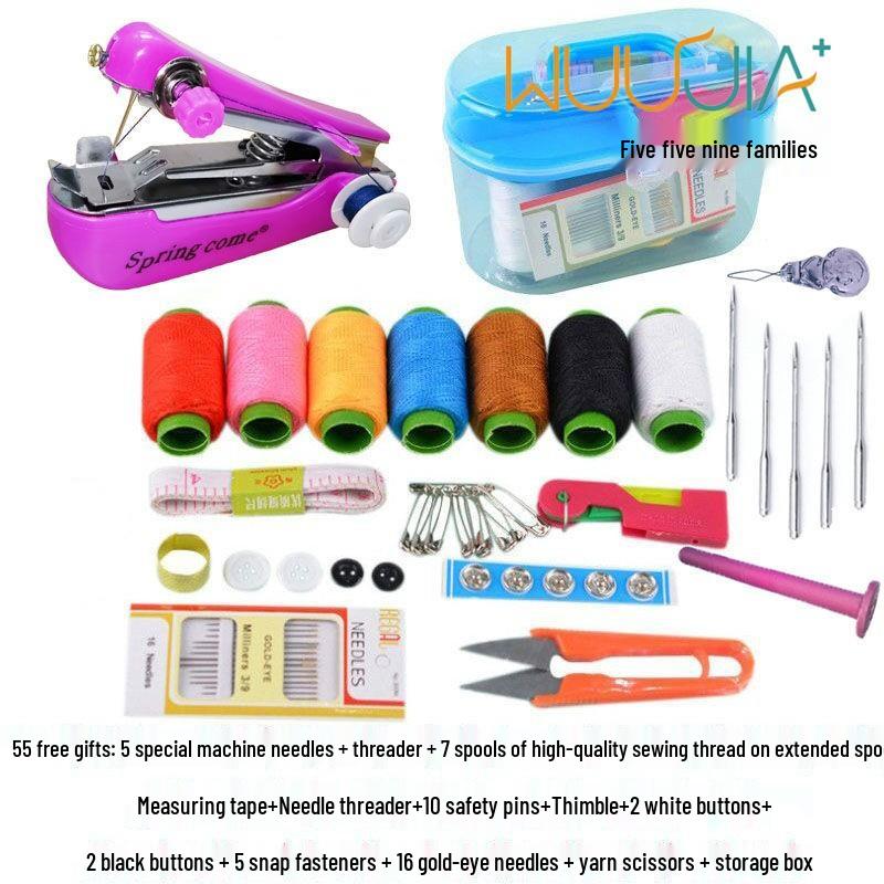 Portable Automatic Serger: Compact, Efficient Shoe Repair & Sealing Machine with Dual-Line Stitch for Home Use