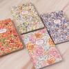 Wild Flower Gossip Hardcover Paper Notebook Colorful Pages Notepad High- Gold-Stamping Journal Thickened Vintage Gift Book