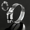 25Pcs Adjustable Stainless Steel Hose Clamps Assortment Kit, Worm Gear Pipe, Fuel LineHeavy Duty for Plumbing, Washing Machine