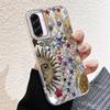 Retro Style Face Sun Stars Phone Case for Samsung Galaxy A55 A56 A36 A26 A16 A53 A06 A14 A24 A34 A54 A15 A25 A35 Silicone Cover