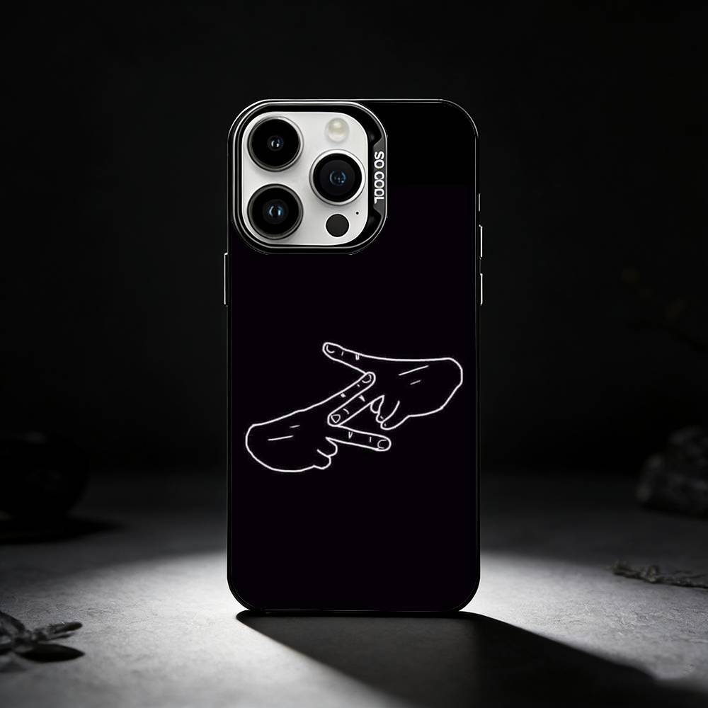 

PNL QLF Rapper Singer Phone Case For iPhone 17,16,15,14,13,12,11 Plus,Pro Max,XS,Colored silver phone case iPhone12PROMAX