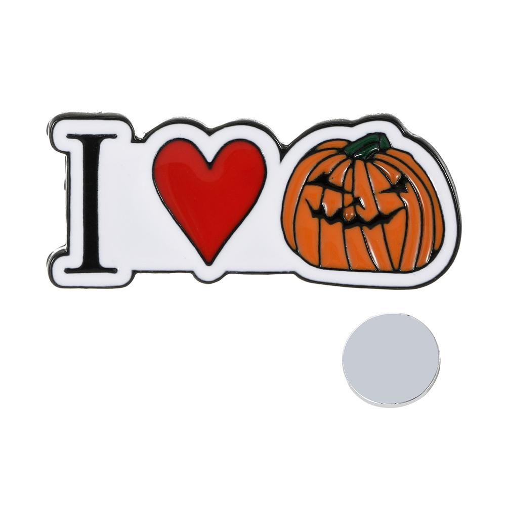 4 Styles Creative Two Use Halloween Magnetic Brooches Pumpkin Head Pins Fridge Magnet Dual-Use Festival Jewelry