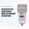 Multipurpose AF2000 02 Pneumatics Systems Air Filter Moisture Trap Portable for Enhances Equipment Long Time Use