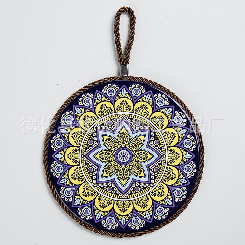 New Chinese Style Daily Dining Placemat Coaster Casserole Bowl Tableware Mat for Kitchen