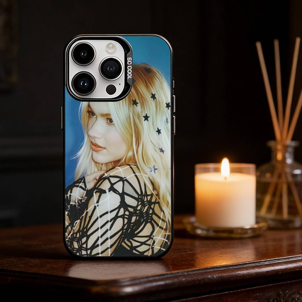 F-Freya Skye Singer Phone Case For iPhone 17 16 15 14 13 12 11 Pro Max Plus Silver Matte Black Cover