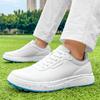 Golf Shoes Men's Lace Up Autumn Fashion Casual Sports Shoes Outdoor Fitness Grass Anti Slip Golf Walking Shoes Size 39-48