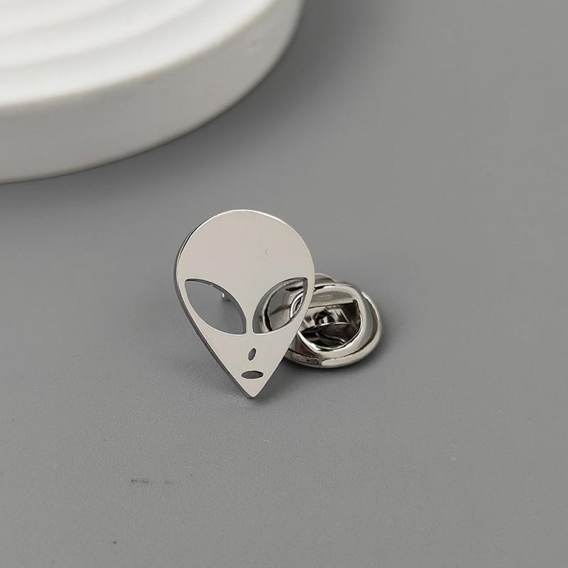 Alien Brooch Cufflinks Versatile French Shirt Suit Accessories Business Men s 14k