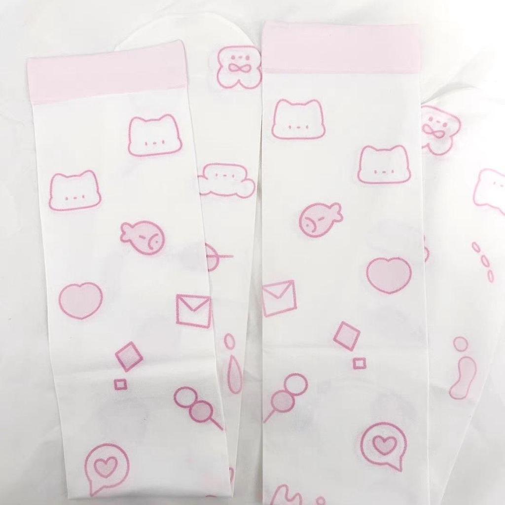 Mezzopiano Replica Girls' Japanese Sweet Sun Protection Dopamine Knee-High and Over-the-Knee Socks