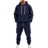 Men's Winter Fleece Multi-pocket Zipper Sweatshirt Suit Personalized Casual Hoodie Suit
