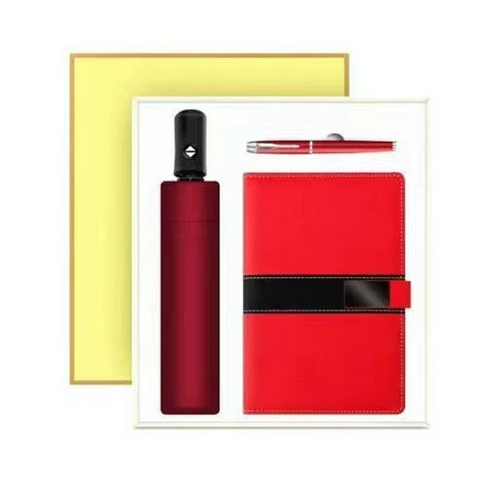High-End Business Gift Set: Custom Logo Souvenir for Client Events Gift Box and Bag
