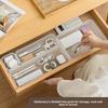 Simple Plastic Drawer Organizer With Dividers For Makeup And Accessories In Home And Office Use